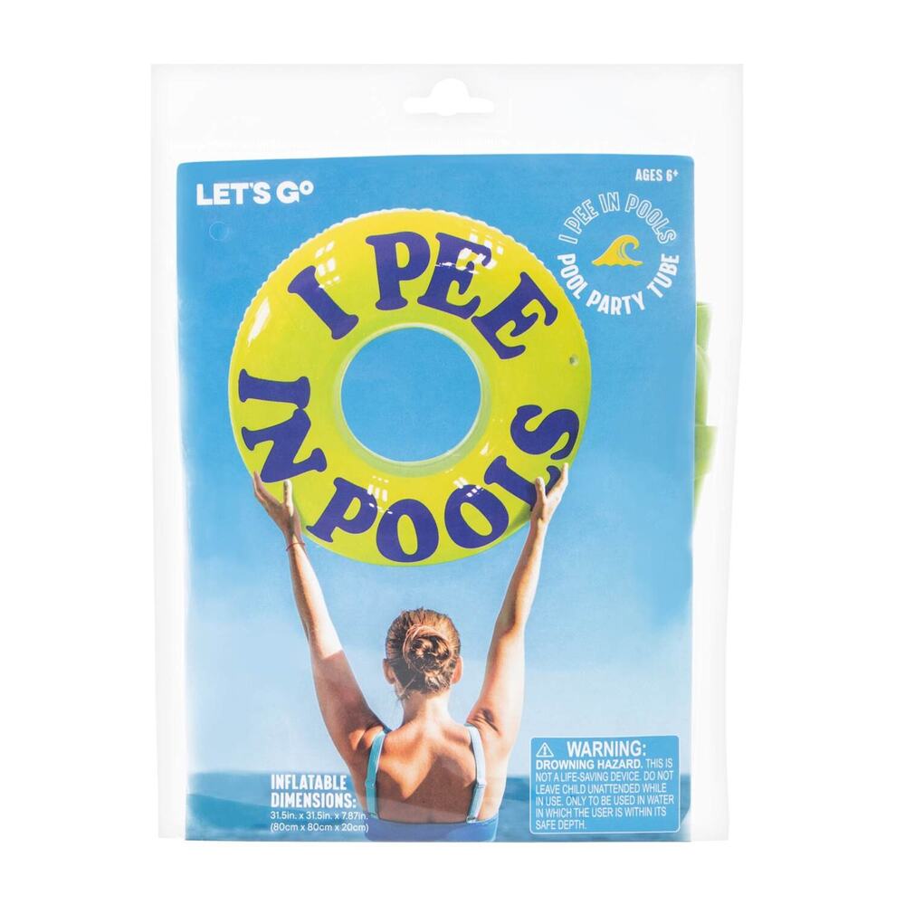 🔥I Pee In Pools Inflatable Tube Pool Float BNWT🔥 - Picture 2 of 3